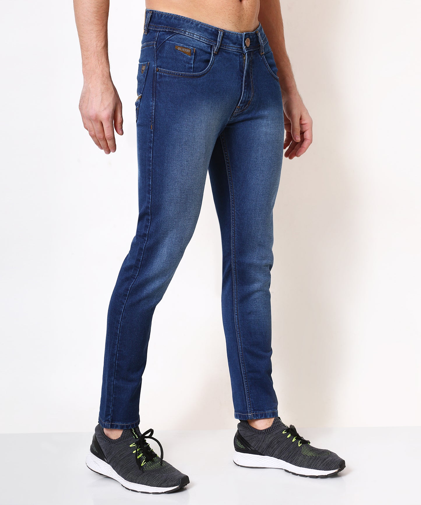 Mens Slim Fit Blue Jeans 189