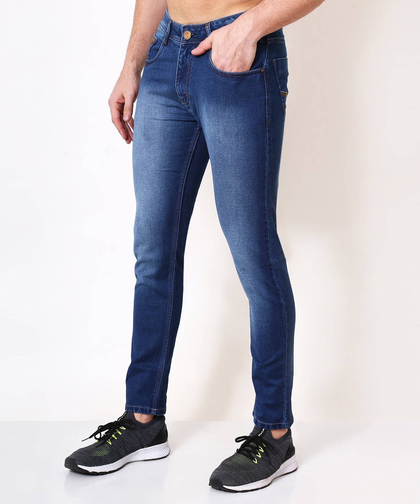 Mens Slim Fit Blue Jeans 189