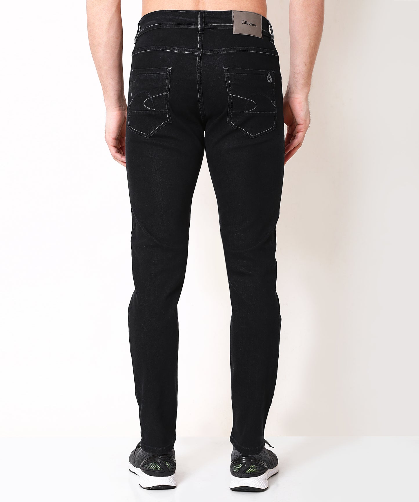 Cotton By Cotton Stretchable Charcoal Slim Fit Jeans 192