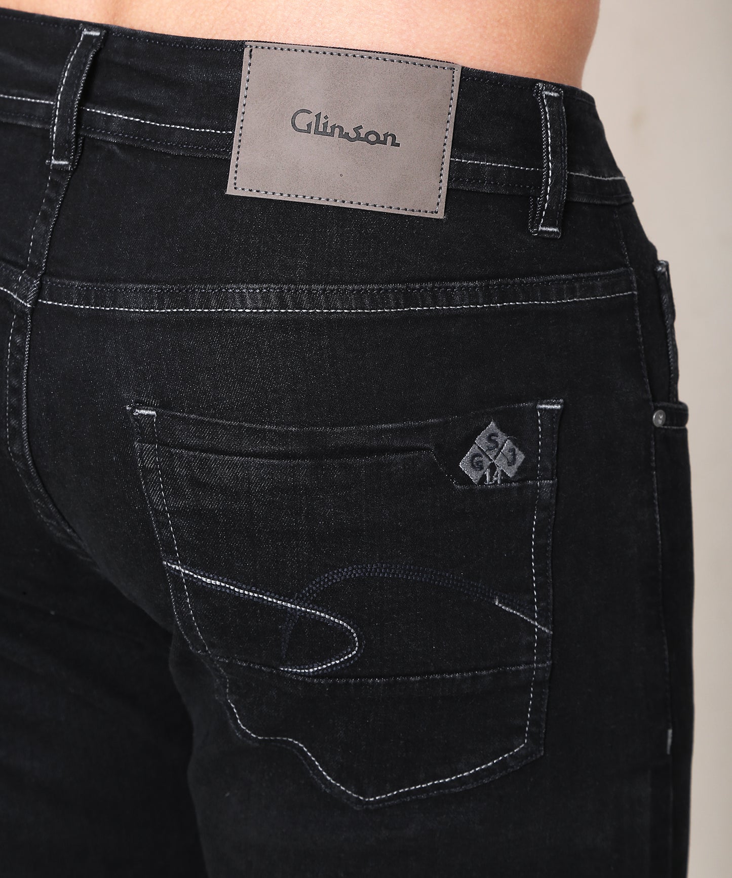 Cotton By Cotton Stretchable Charcoal Slim Fit Jeans 192