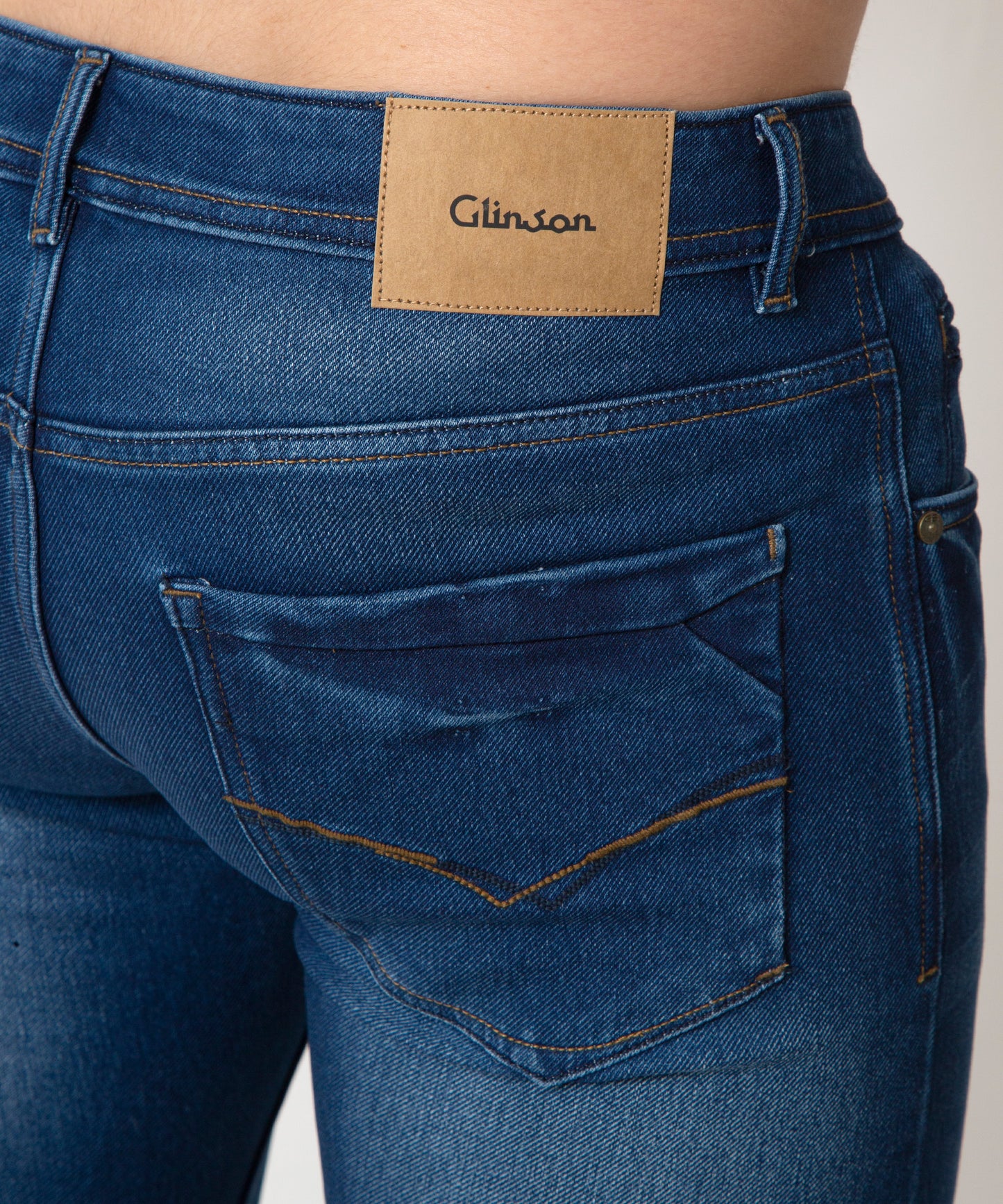 Mens Slim Fit Blue Jeans 194