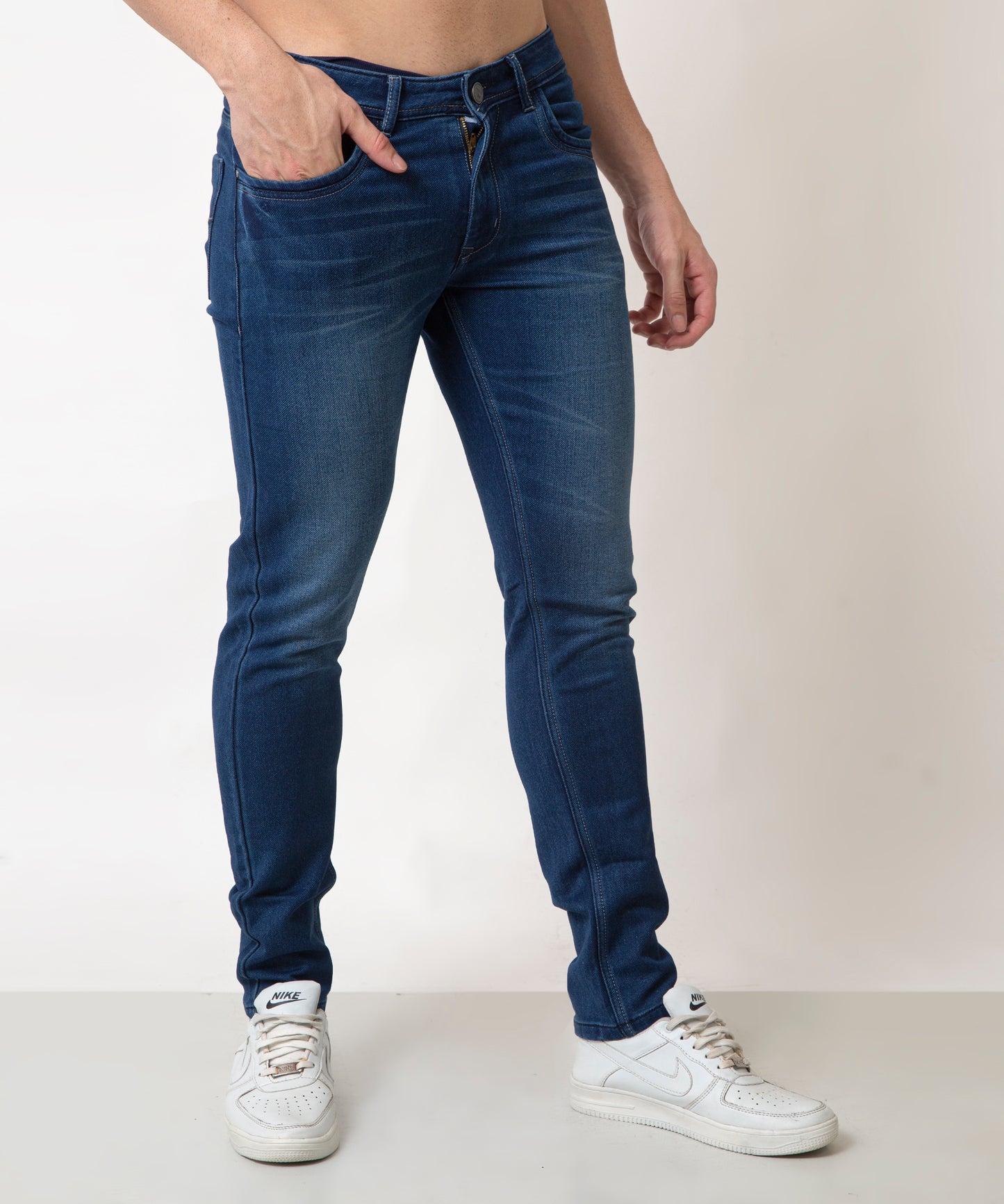 Glinson Mens Dark Blue Jeans 188(2)