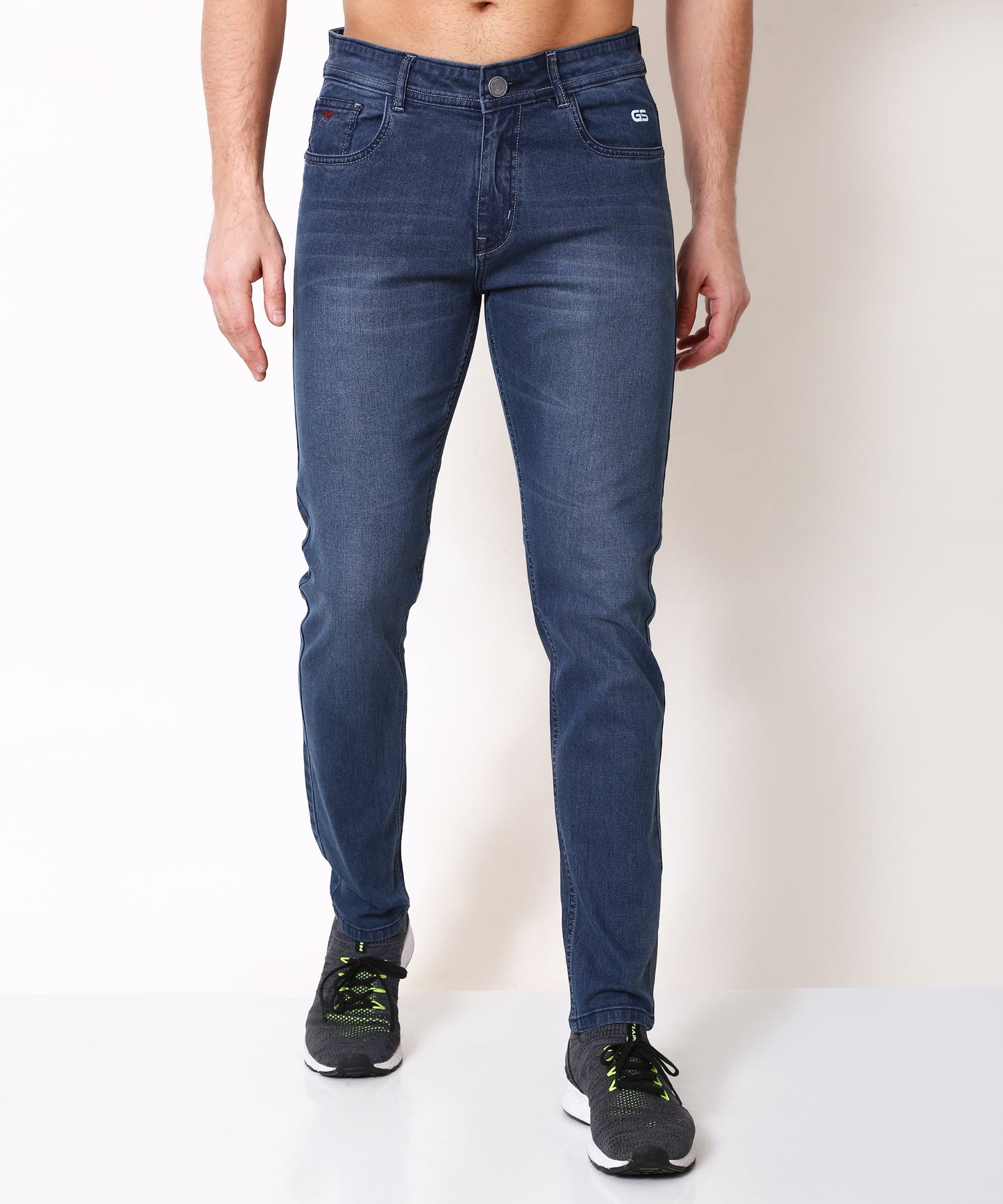 Mens Slim Fit Blue Jeans 197