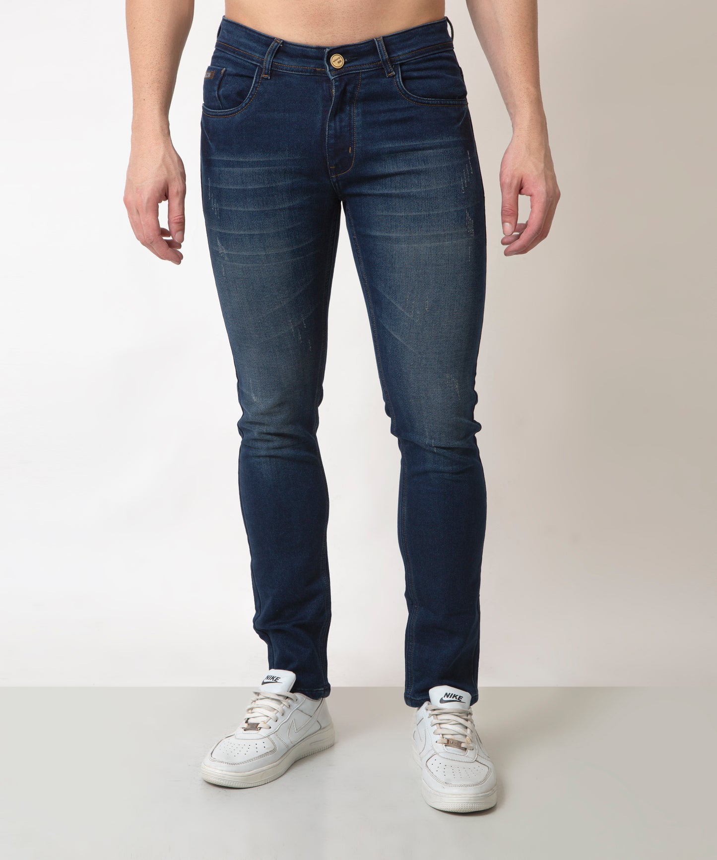 Mens Slim Fit Blue Jeans  201(1)