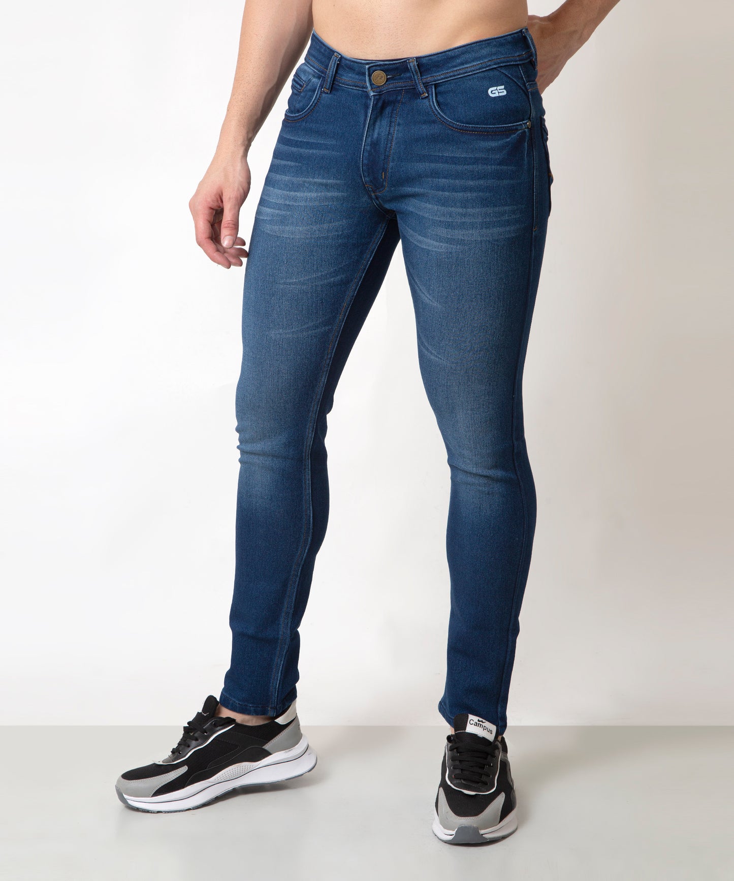 Mens Slim Fit Blue Jeans  194