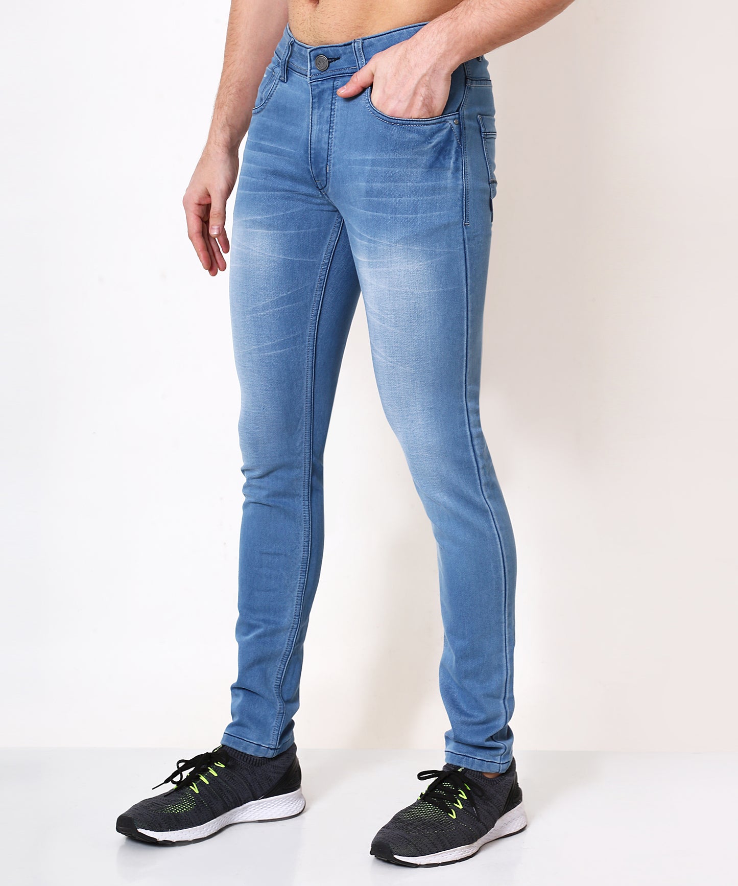 Mens Slim Fit Light Blue Jeans  184