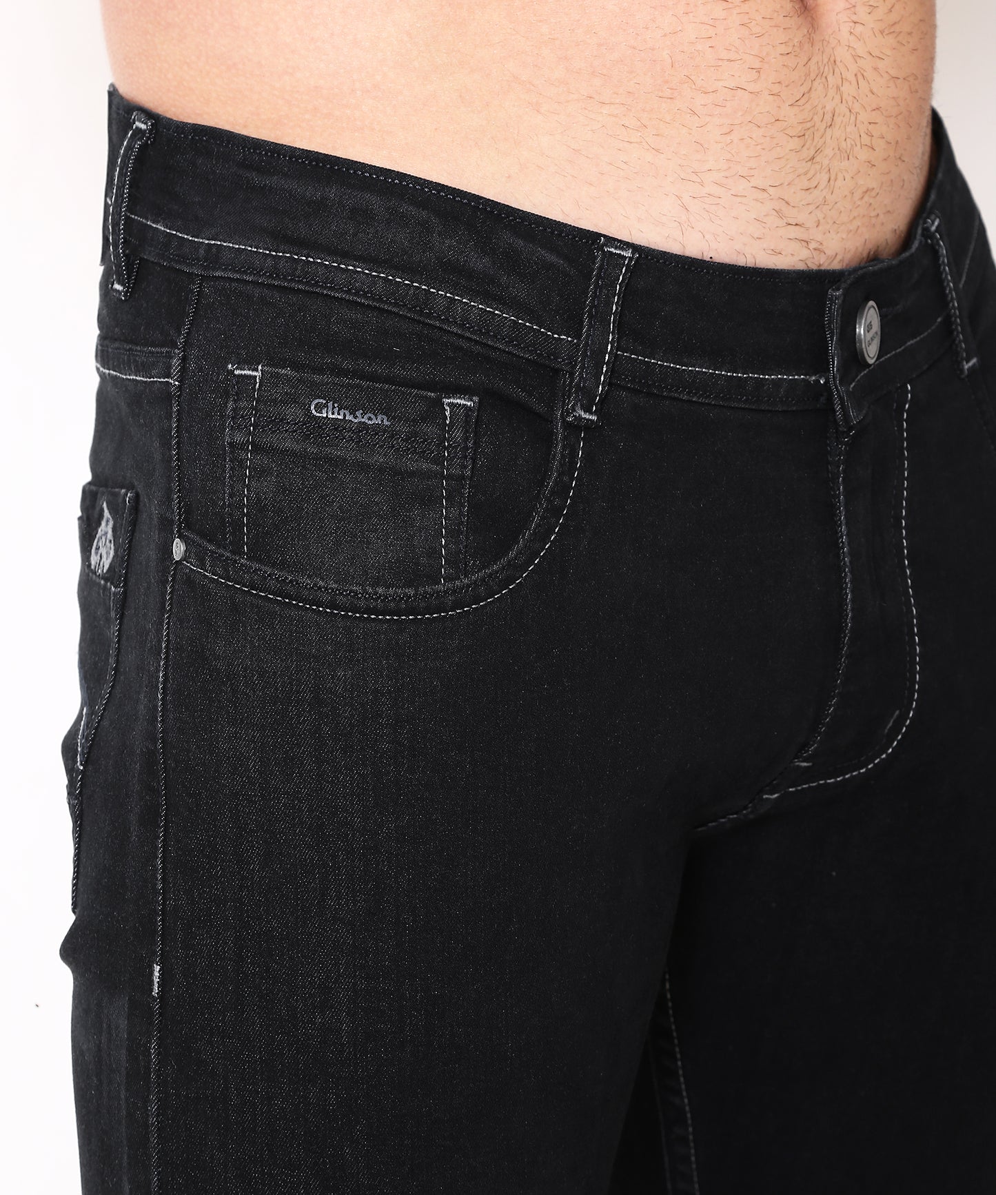 Cotton By Cotton Stretchable Charcoal Slim Fit Jeans 192