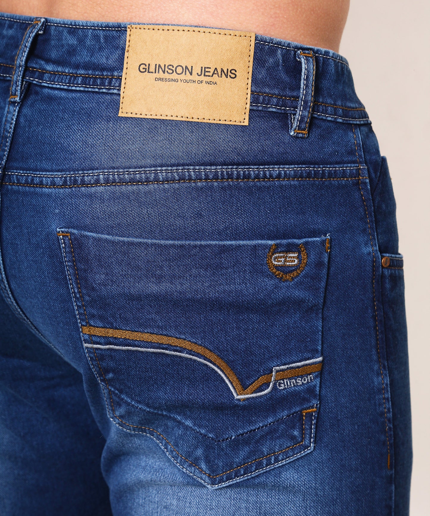 Mens Slim Fit Blue Jeans  189