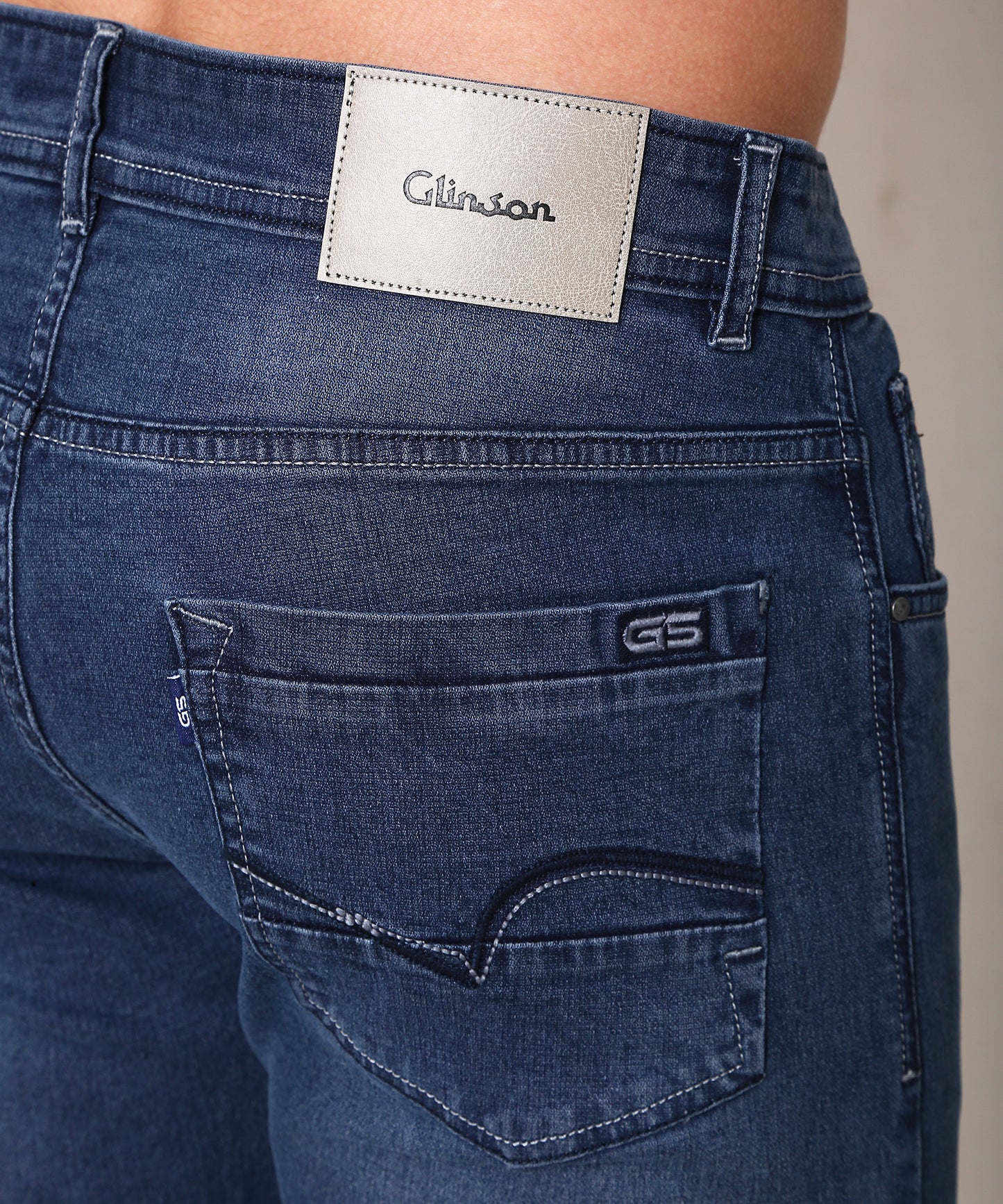 Mens Slim Fit Blue Jeans  197