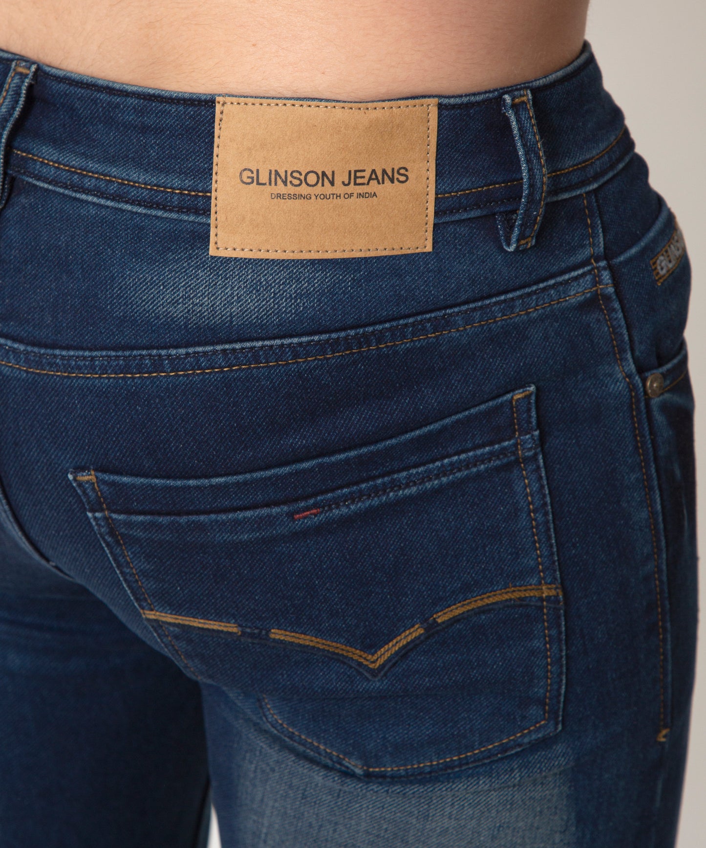 Mens Slim Fit Blue Jeans  201(1)