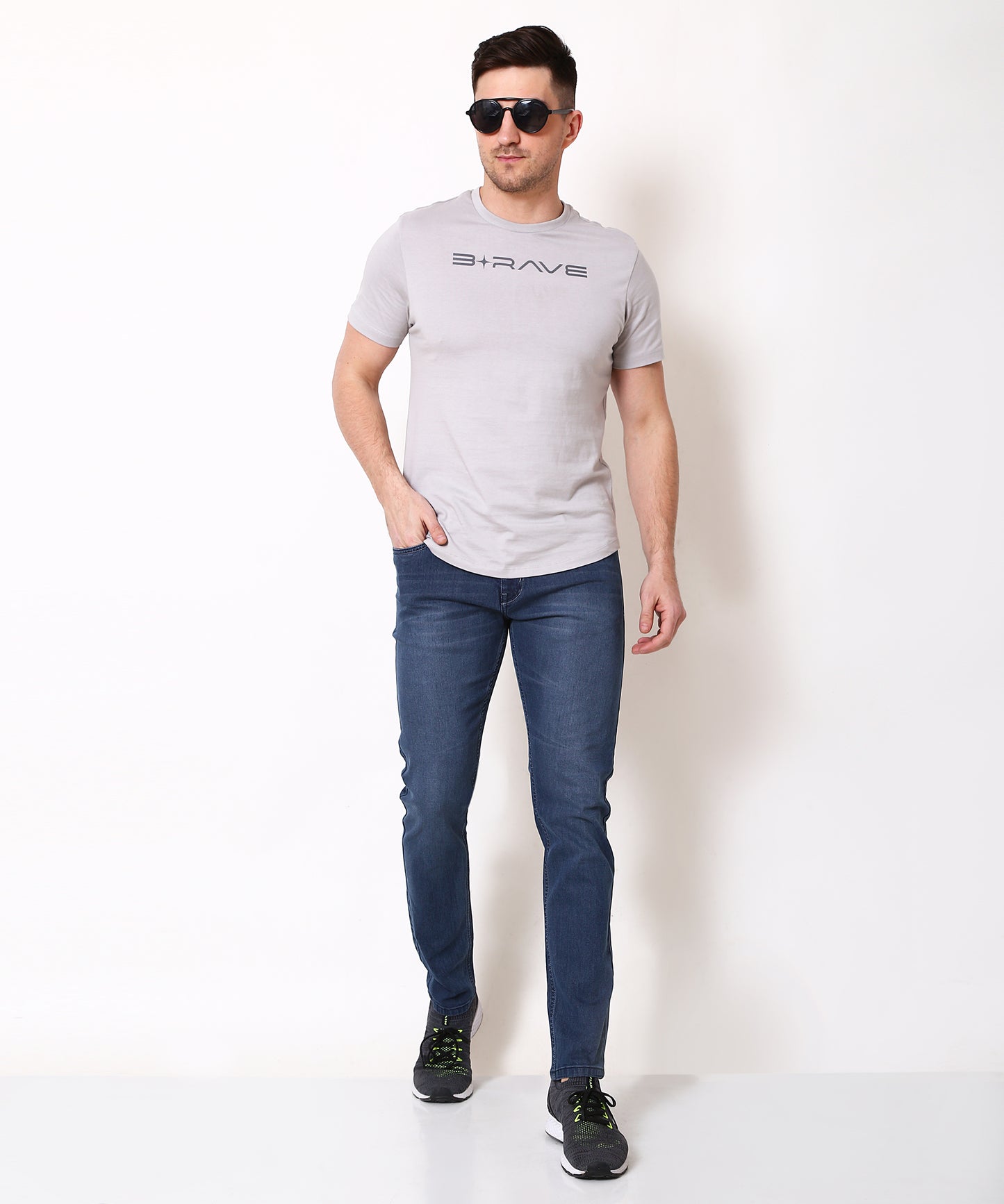 Mens Slim Fit Blue Jeans  197